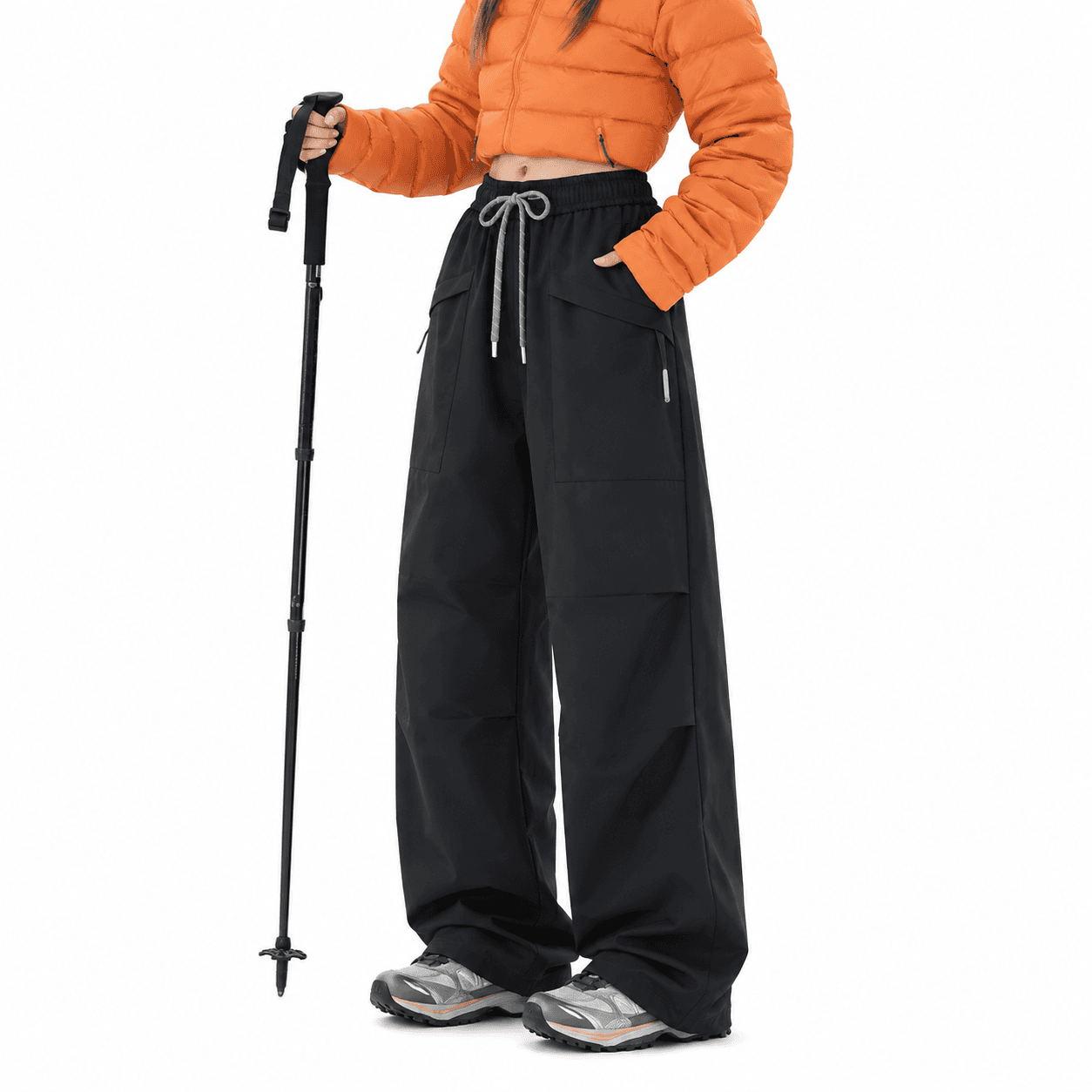 Fleece Softshell Hiking Cargo Pants