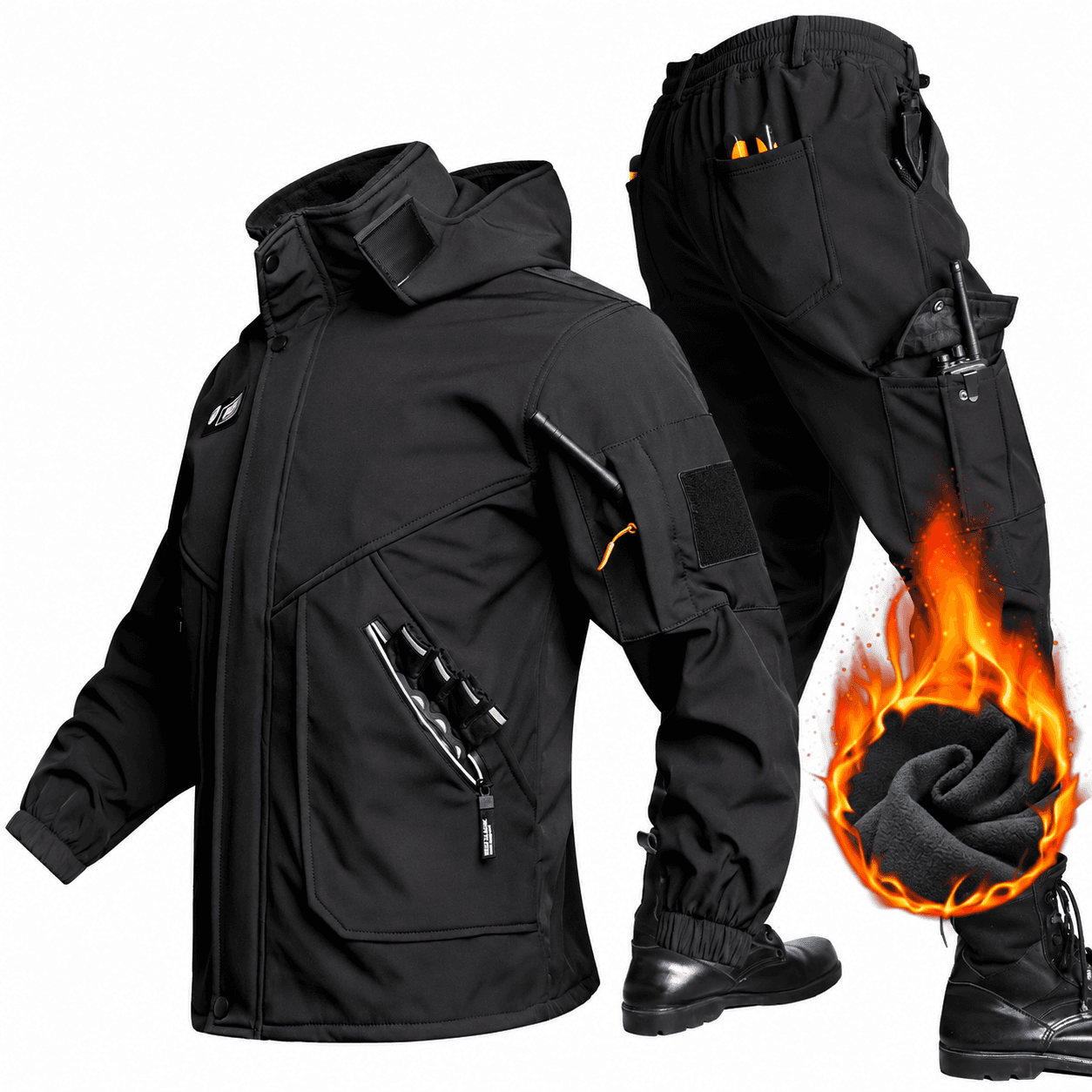Fleece-Lined Winter Hardshell Set